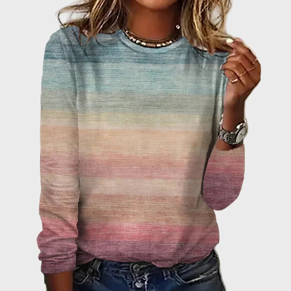 Langarm-Stricktop