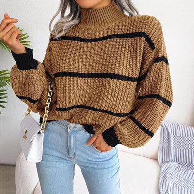 Sarah - Pullover mit Stehkragen Couture