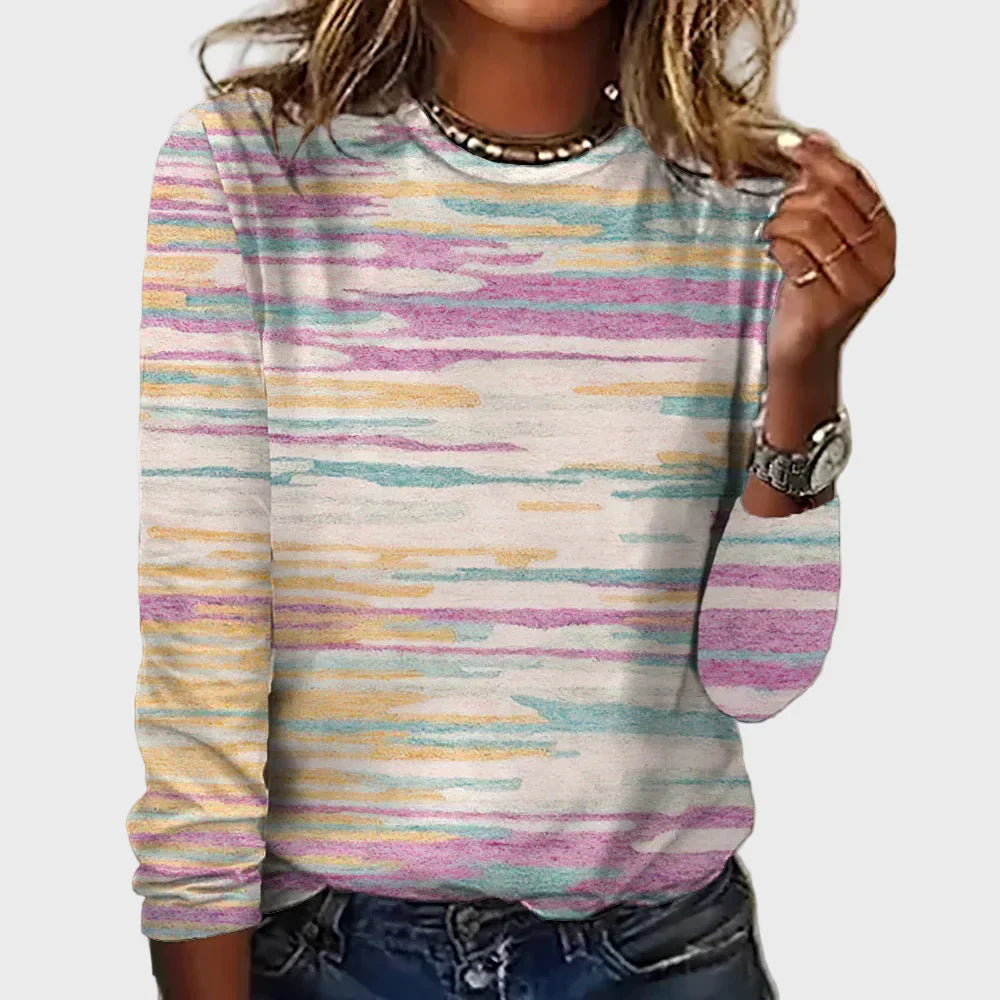 Langarm-Stricktop