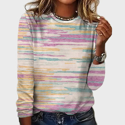 Langarm-Stricktop