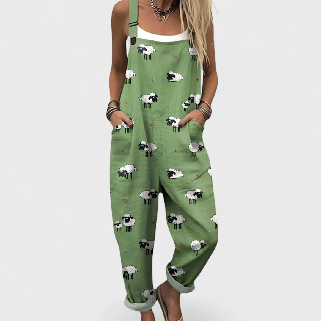 Anja - Bequemer und eleganter Overall mit lockerer Passform