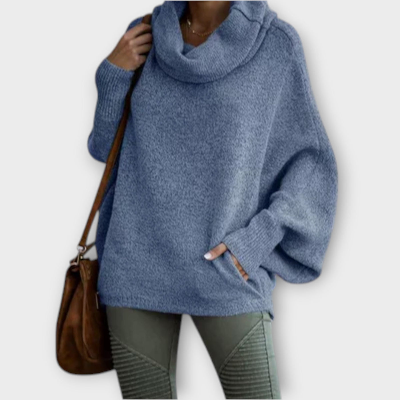 Ulrike - Eleganter Damenpullover im Schildkrötendesign