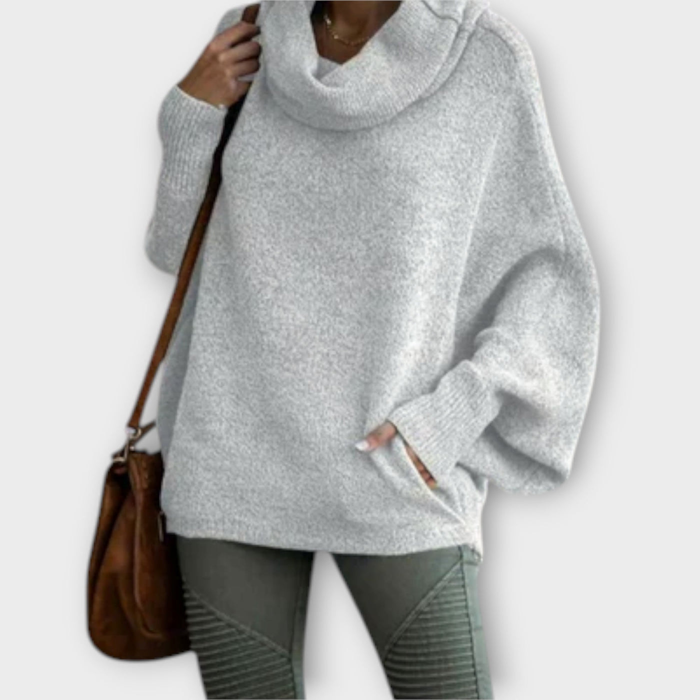 Ulrike - Eleganter Damenpullover in Schildkrötenoptik