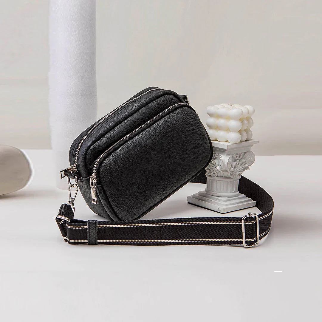Bequeme Tasche mit Geflochtenem Tragegurt