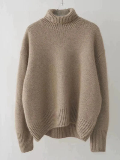 Zoey - Oversized Pullover mit Stehkragen