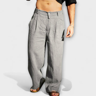 Weite Leinenhose