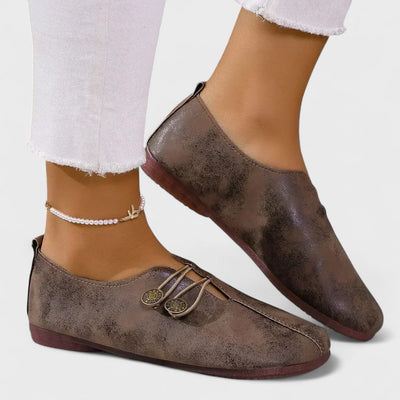Lydia - Orthopädische Mokassins für Damen aus weichem Wildleder