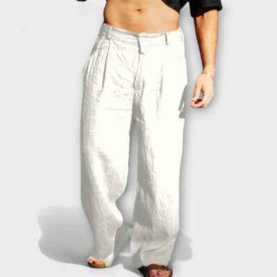 Weite Leinenhose