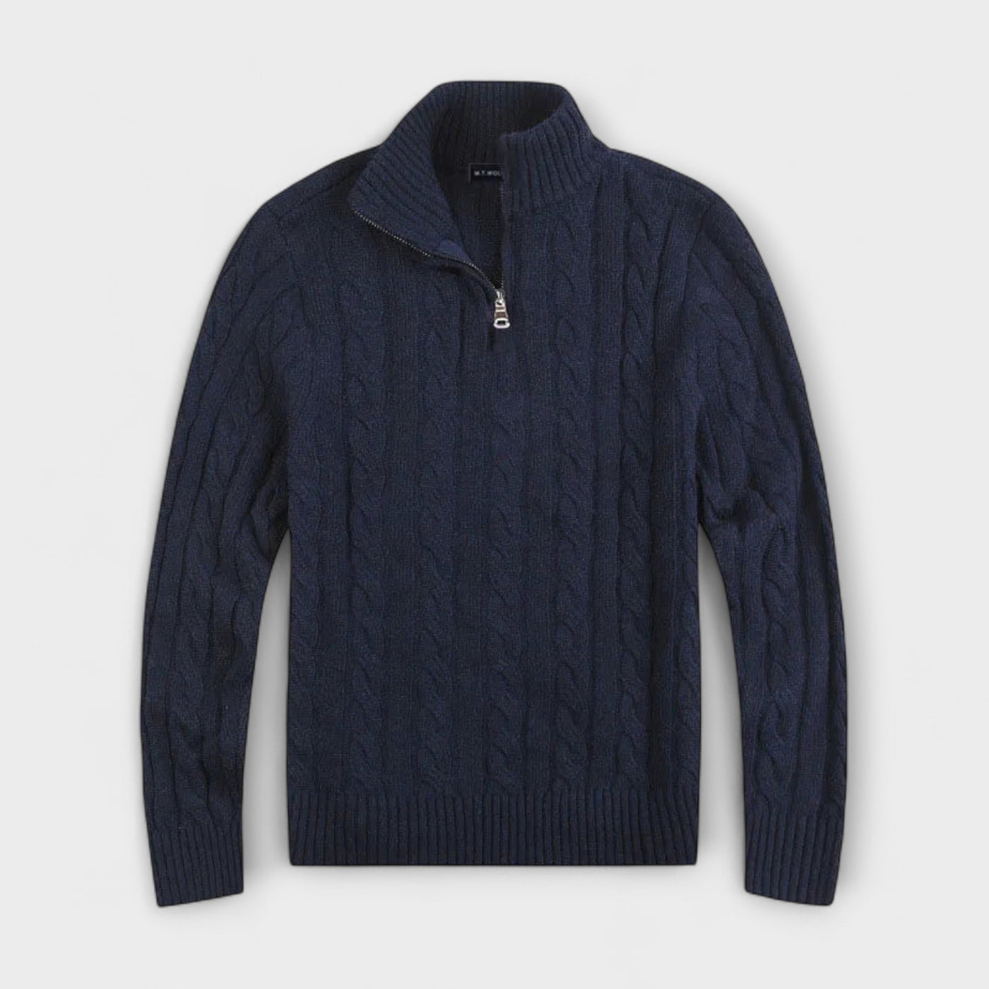Eleganter Pulli mit Halbzipper