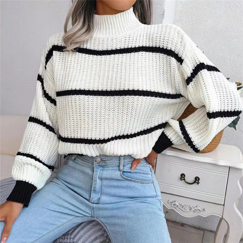 Sarah - Pullover mit Stehkragen Couture