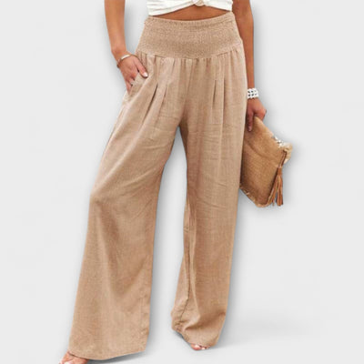 Thearya - Weite Leinenhose Casual