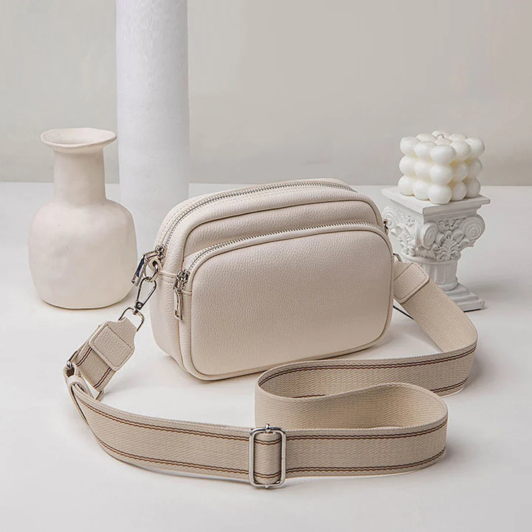 Bequeme Tasche mit Geflochtenem Tragegurt