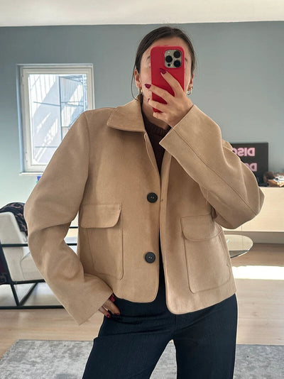 Giacca aus Faux Suede Marissa
