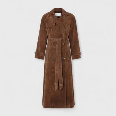 Veronika - Eleganter Trenchcoat mit hohem Kragen