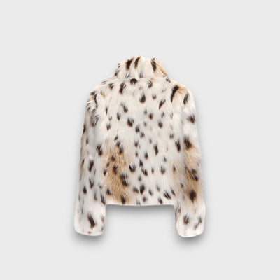 Leoline – Kunstpelzjacke mit Tierdesign