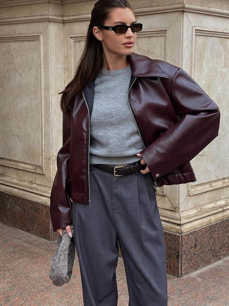 Lederjacke Romy