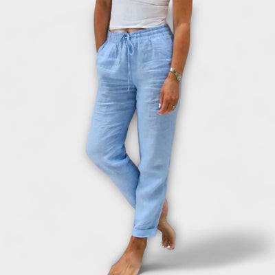 Stacy - Leichte Leinenhosen