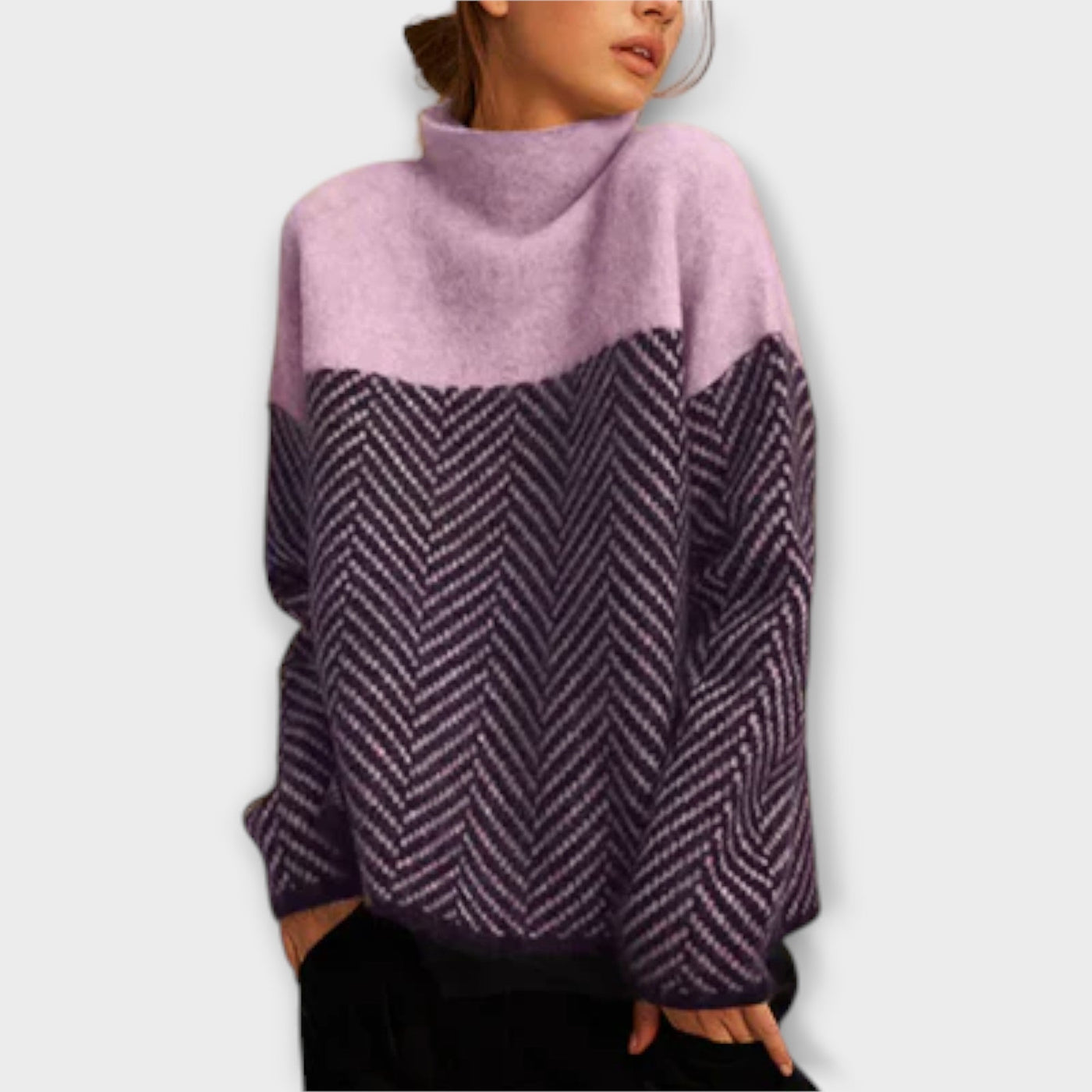Maeve - Weicher Pullover mit Stehkragen