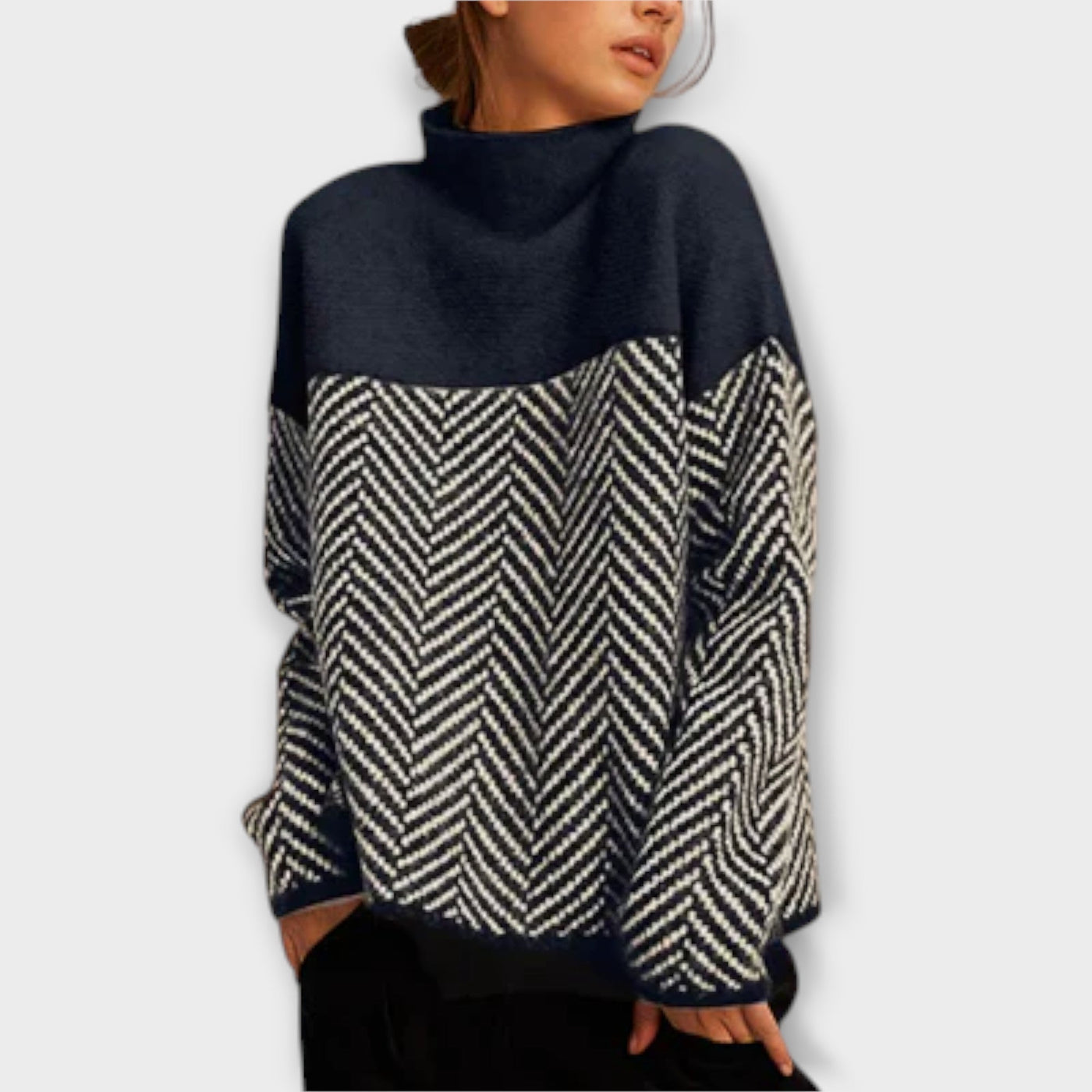 Maeve - Weicher Pullover mit Stehkragen