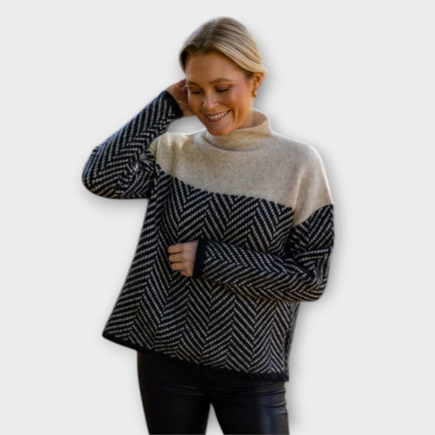 Maeve - Weicher Pullover mit Stehkragen