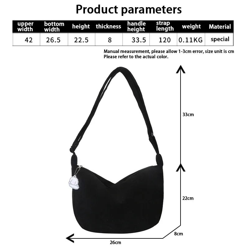 Schultertaschen aus Cordura für Frauen