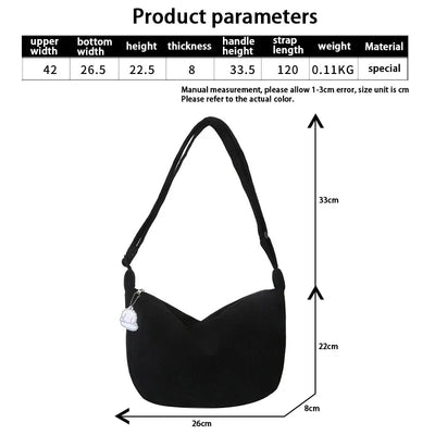 Schultertaschen aus Cordura für Frauen