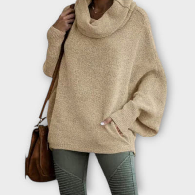 Ulrike - Eleganter Damenpullover im Schildkrötendesign