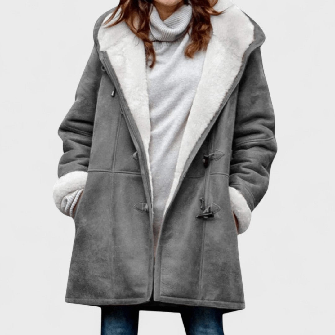 Nenny - Warmer und eleganter Fleece-Mantel