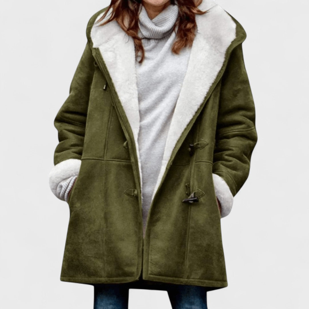 Nenny - Warmer und eleganter Fleece-Mantel
