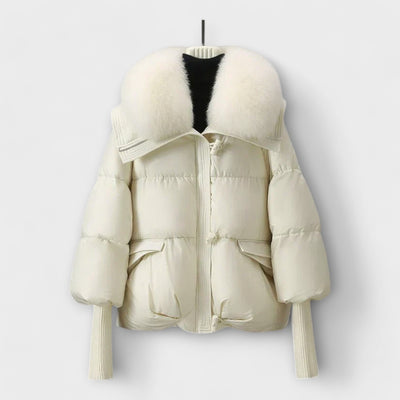 Lucyna - Elegante Jacke mit Pelz