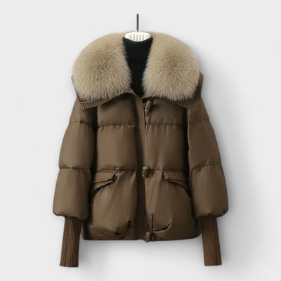 Lucyna - Elegante Jacke mit Pelz