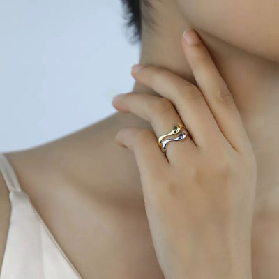 Carisseya | Wellenring aus 18K Gold