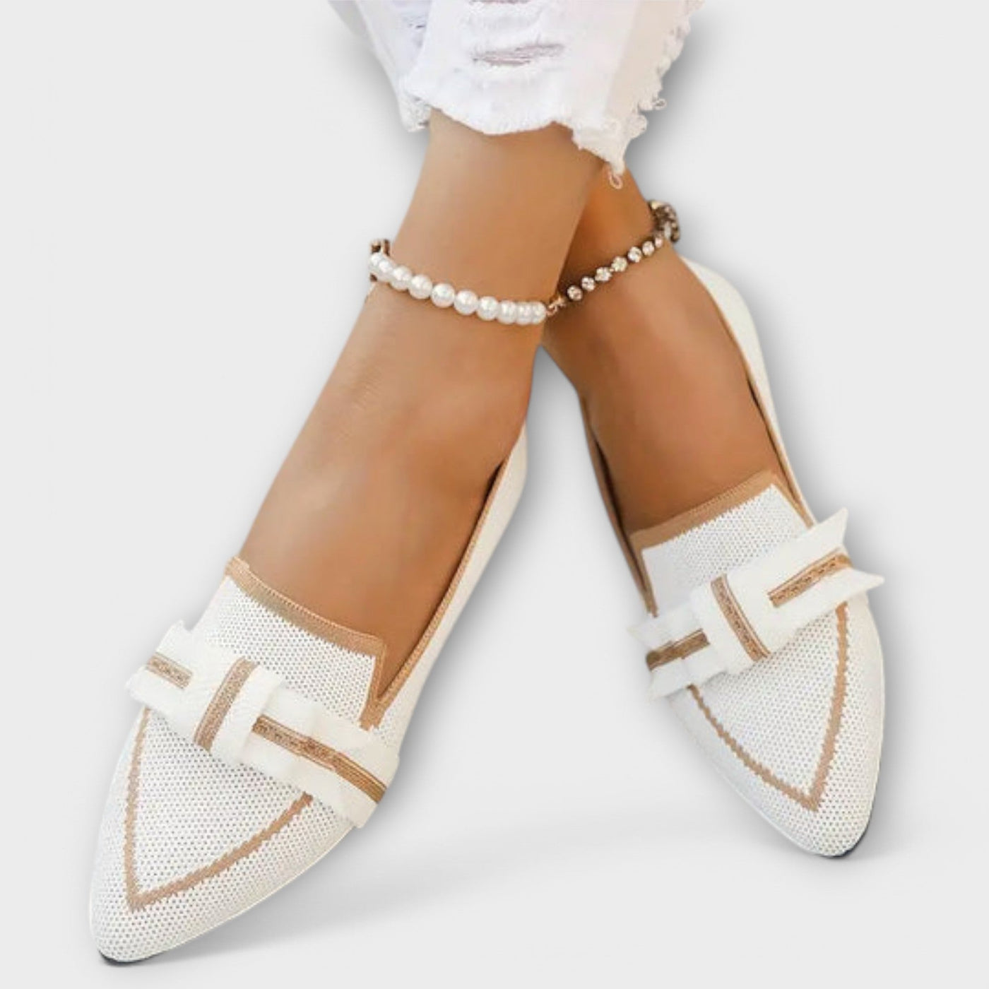 Celia - Flache geflochtene Schuhe