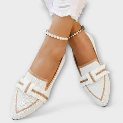 Celia - Flache geflochtene Schuhe