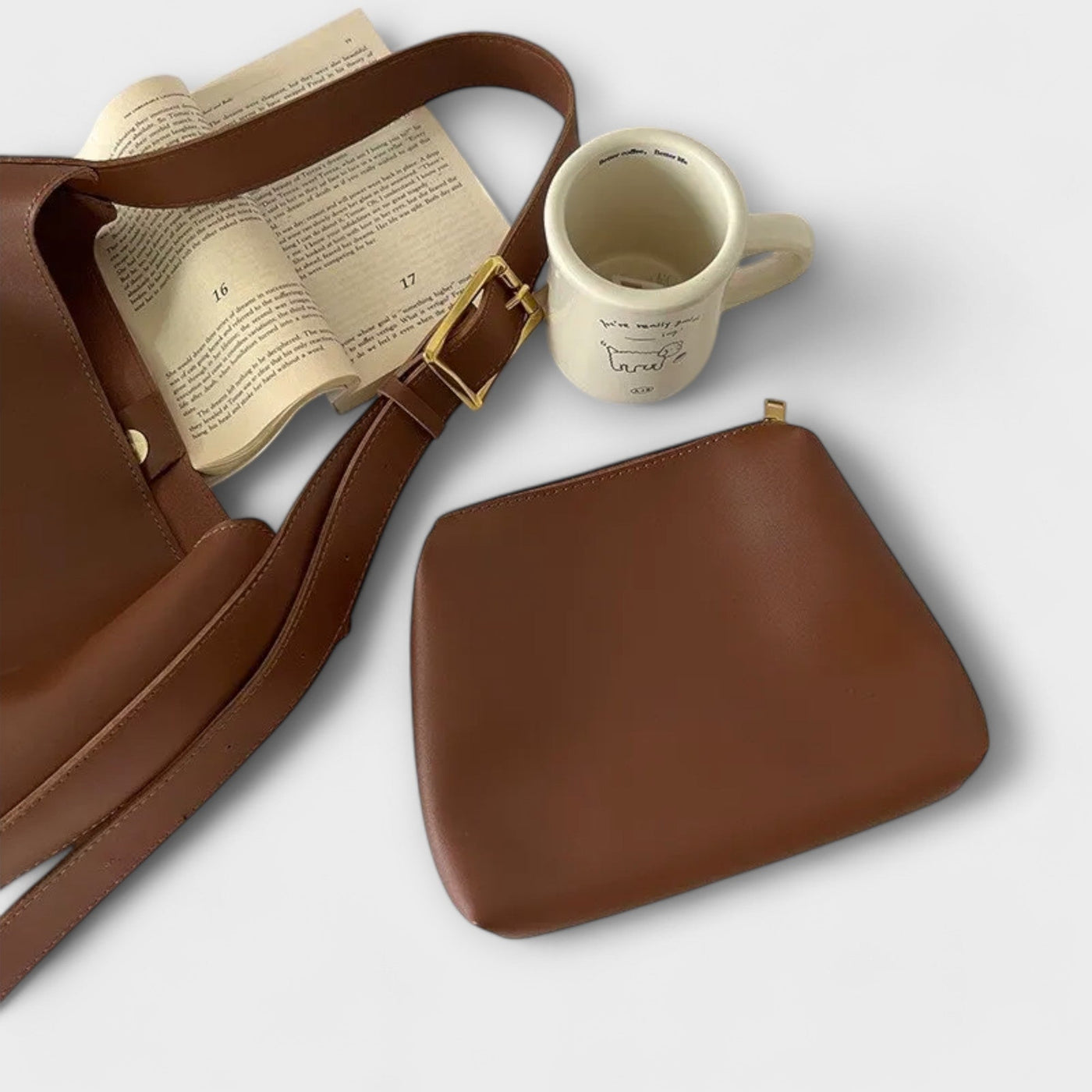 Gianna Boutique – Elegante Echtleder Schultertasche