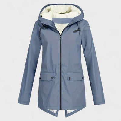 Astrid - Regenparka mit Fleece-Futter