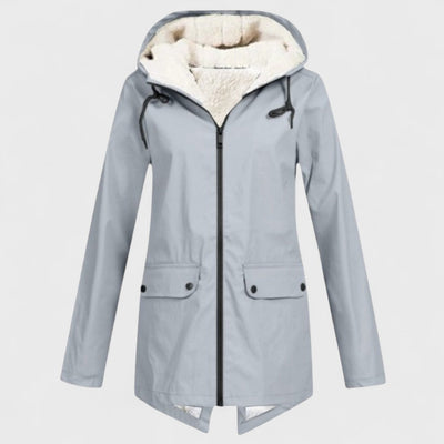 Astrid - Regenparka mit Fleece-Futter