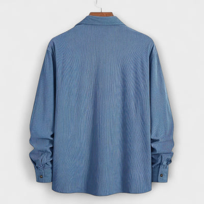 Cardigan aus Rippvelours