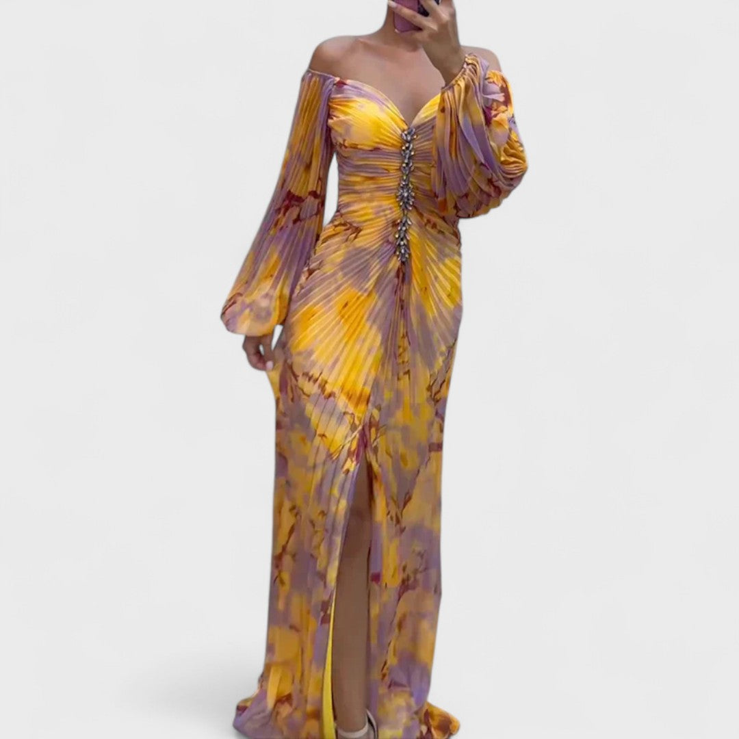 Kristine - Elegantes Kleid mit V-Ausschnitt