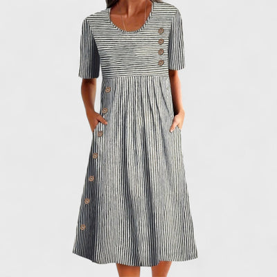 Sofia - Gestreiftes Sommerkleid