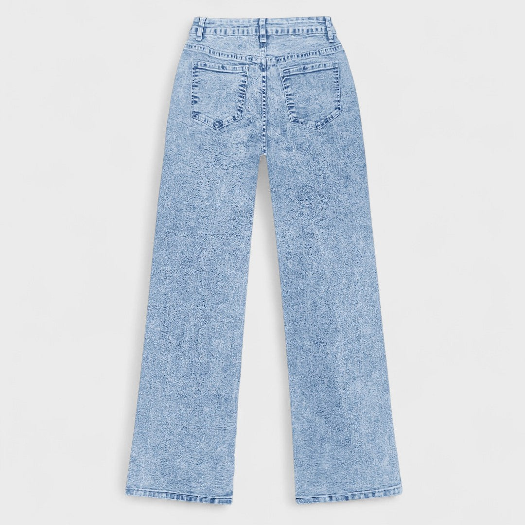 Mara - Weite Damenjeans mit geradem Bein