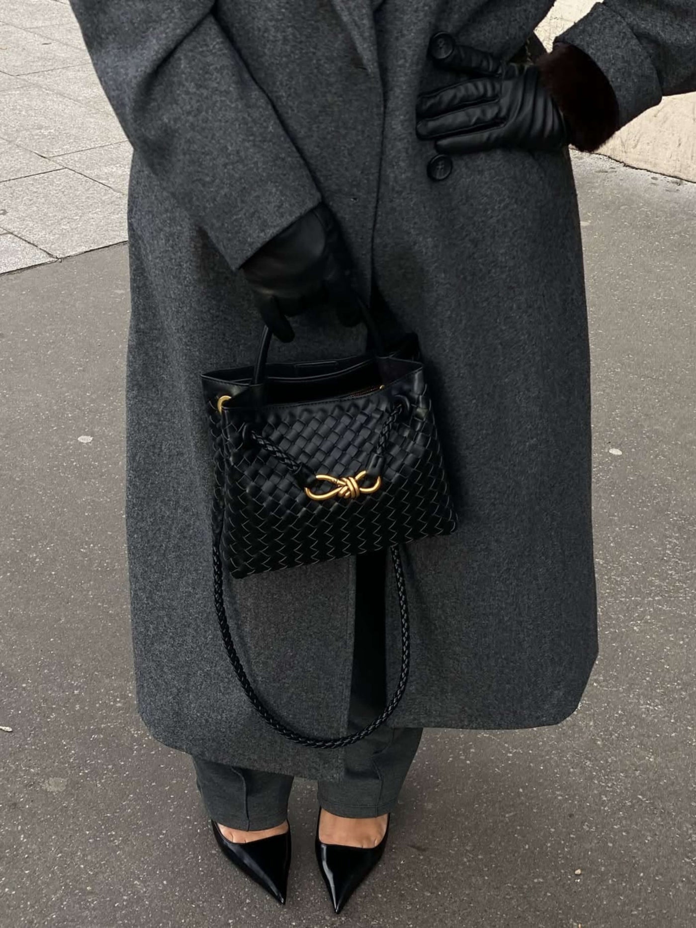 Eloise | Woven Kompakte Texturierte Tasche