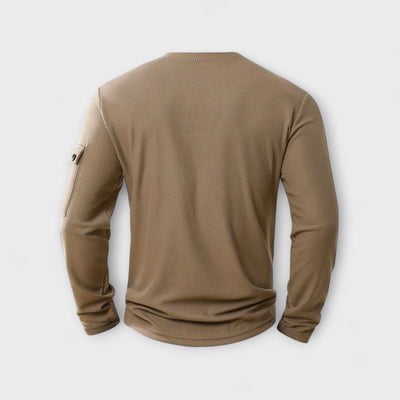 Leichtes Polo mit langen Ärmeln