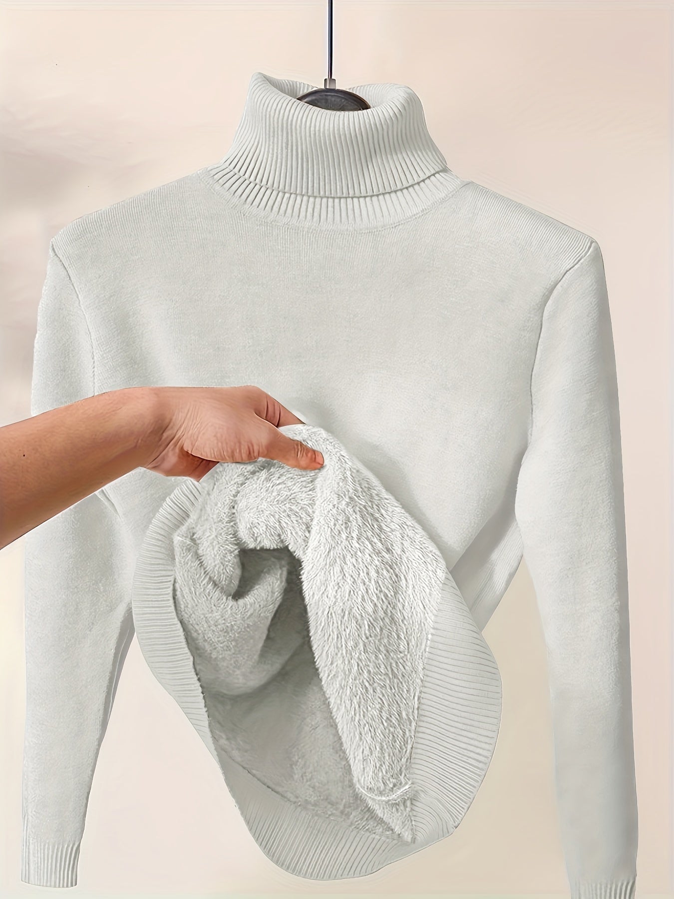 Zoe - Eleganter Pullover mit Hohem Kragen