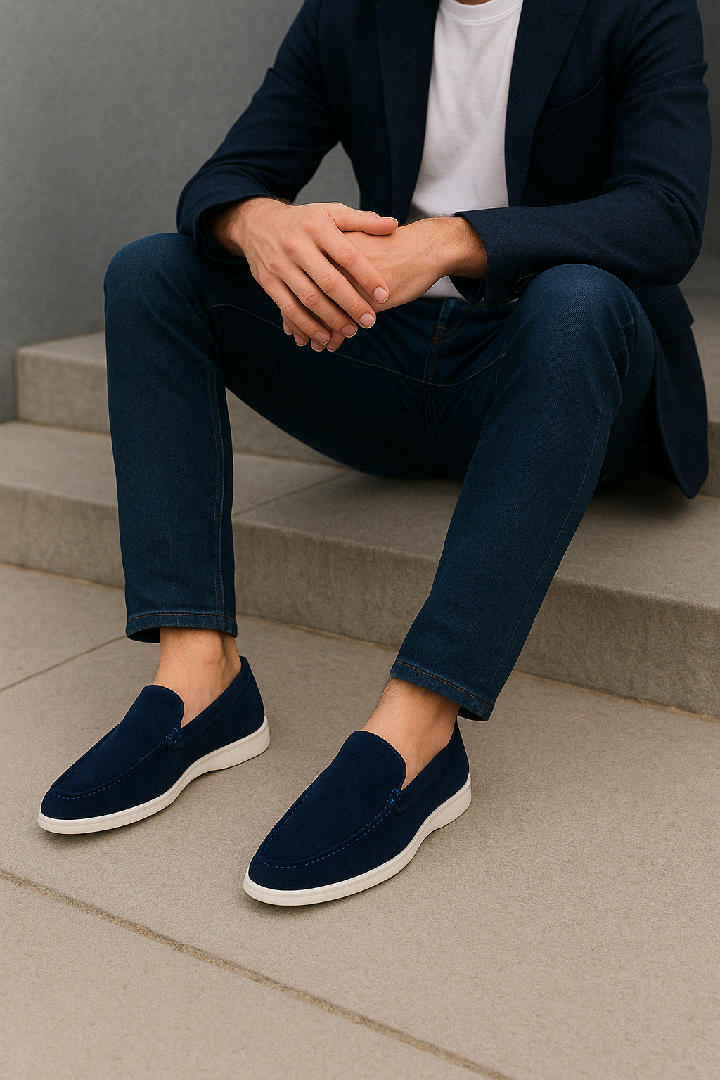 ROSSI ROMA | ELEGANTE Wildleder-Mokassins