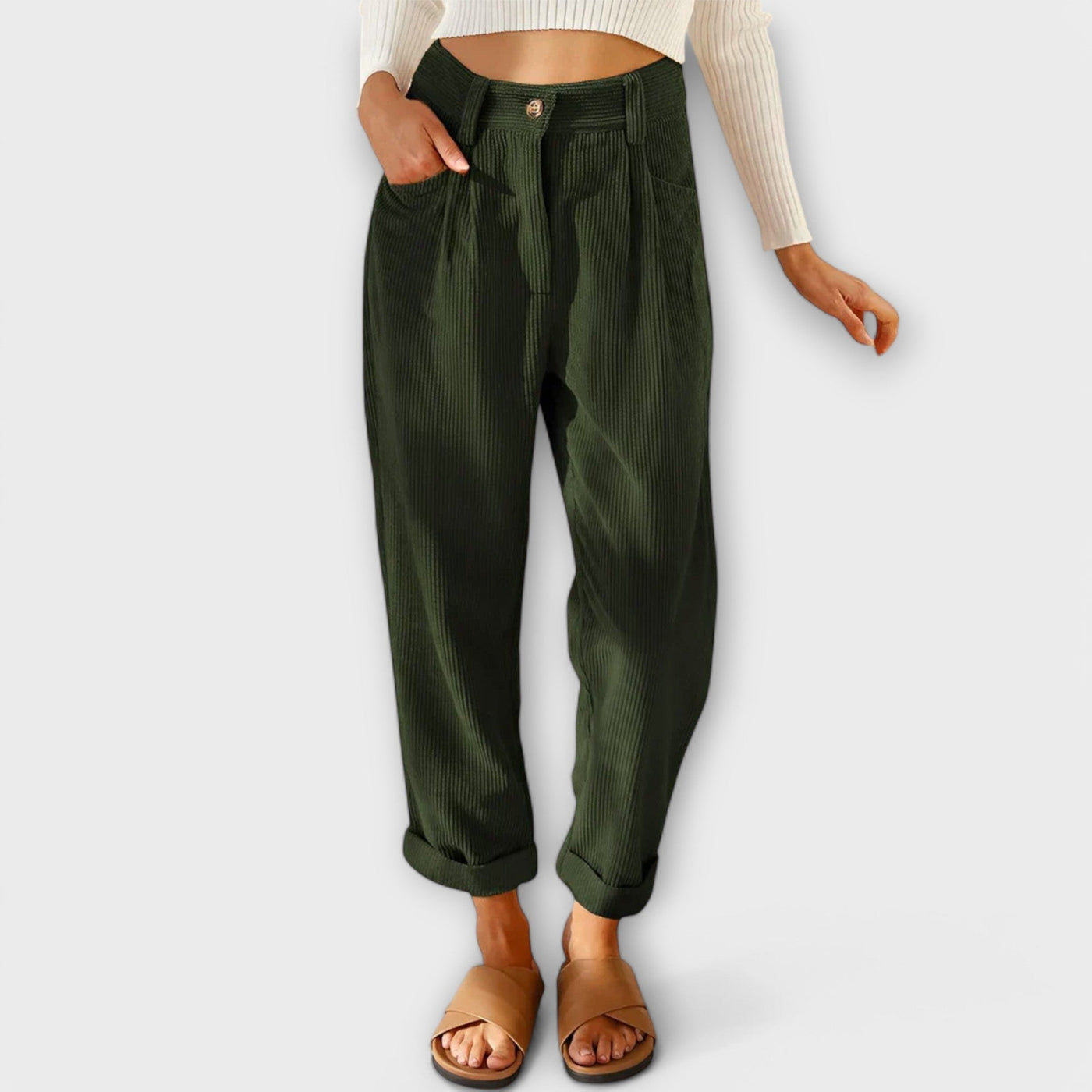 Jana - Moderne Samt-Hosen