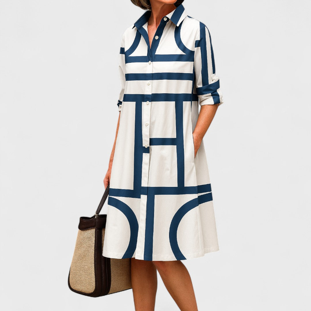 Julia - Elegantes Midi-Kleid für einen lässigen Stil