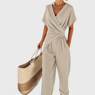 Celira - Sommeroverall mit Wickel-Look