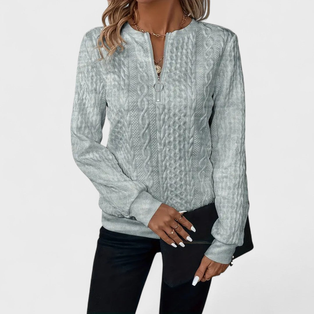 Mila - Vielseitiger Herbstpullover