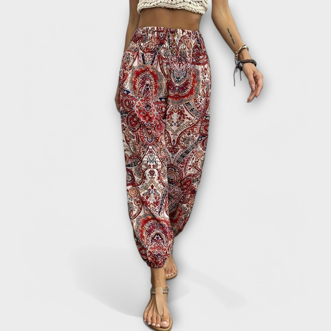 Scarlett - Strumpfhose mit ethnischem Design